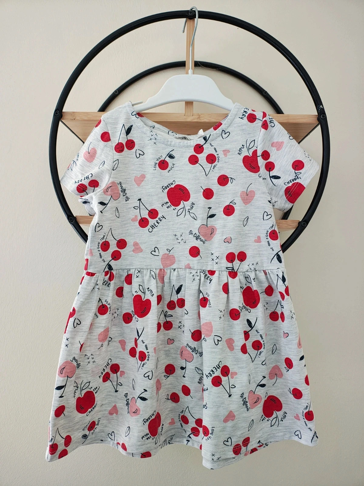 3 ans robe été orchestra cerise
